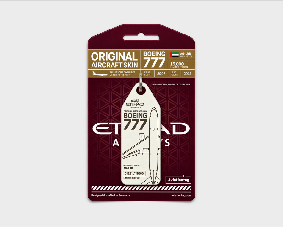 AviationTag Etihad Boeing 777 A6-LRB